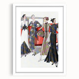 Glamorous Art Deco Wall Art – 1920s Fashion Scene with Vintage Elegance