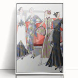 Glamorous Art Deco Wall Art – 1920s Fashion Scene with Vintage Elegance