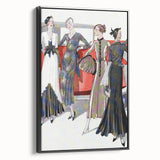 Glamorous Art Deco Wall Art – 1920s Fashion Scene with Vintage Elegance