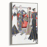 Glamorous Art Deco Wall Art – 1920s Fashion Scene with Vintage Elegance