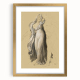 Neoclassical Art Print: Castor & Pollux Freeing Helen - Classical Study Art