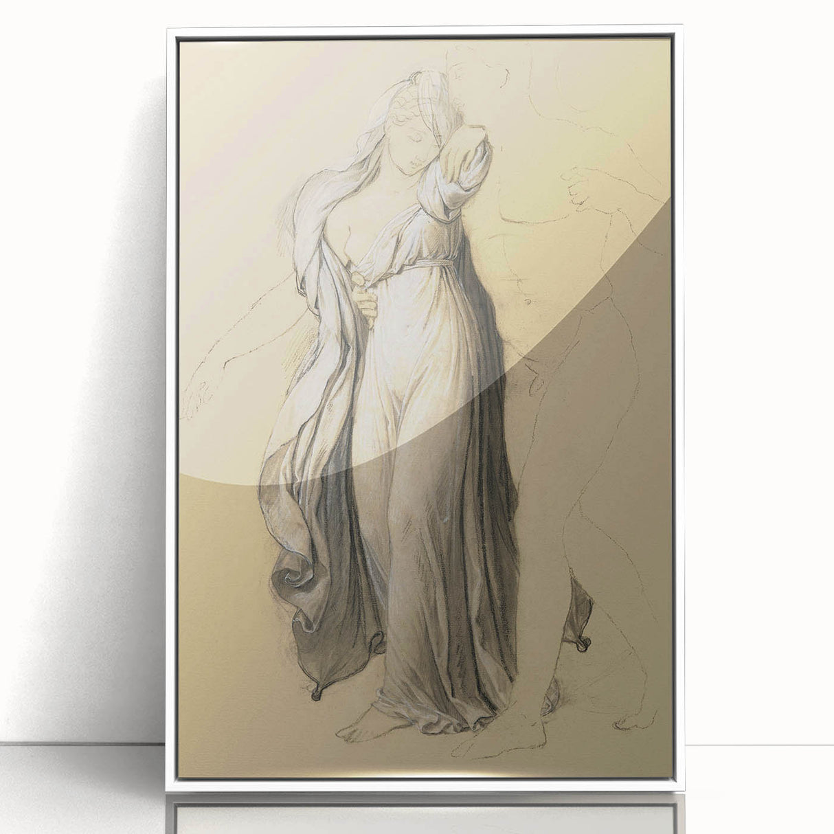 Neoclassical Art Print: Castor & Pollux Freeing Helen - Classical Study Art