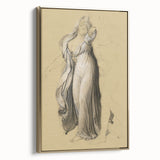 Neoclassical Art Print: Castor & Pollux Freeing Helen - Classical Study Art