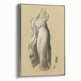 Neoclassical Art Print: Castor & Pollux Freeing Helen - Classical Study Art