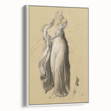 Neoclassical Art Print: Castor & Pollux Freeing Helen - Classical Study Art