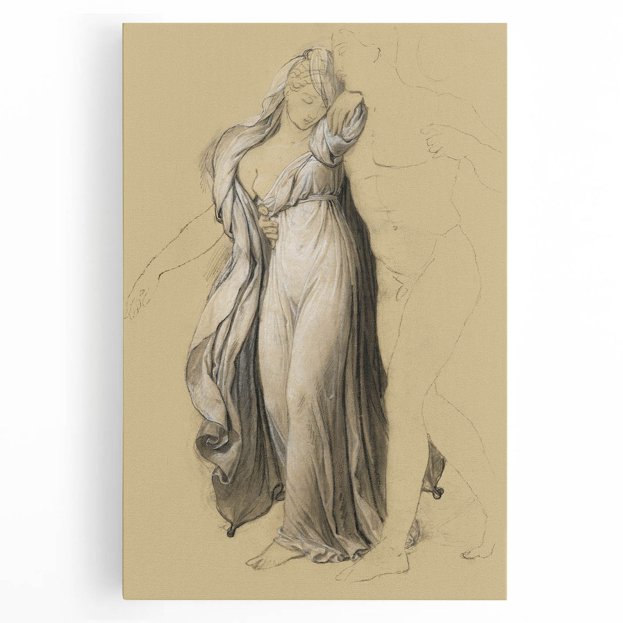 Neoclassical Art Print: Castor & Pollux Freeing Helen - Classical Study Art