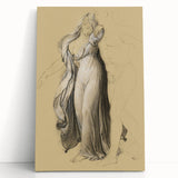 Neoclassical Art Print: Castor & Pollux Freeing Helen - Classical Study Art