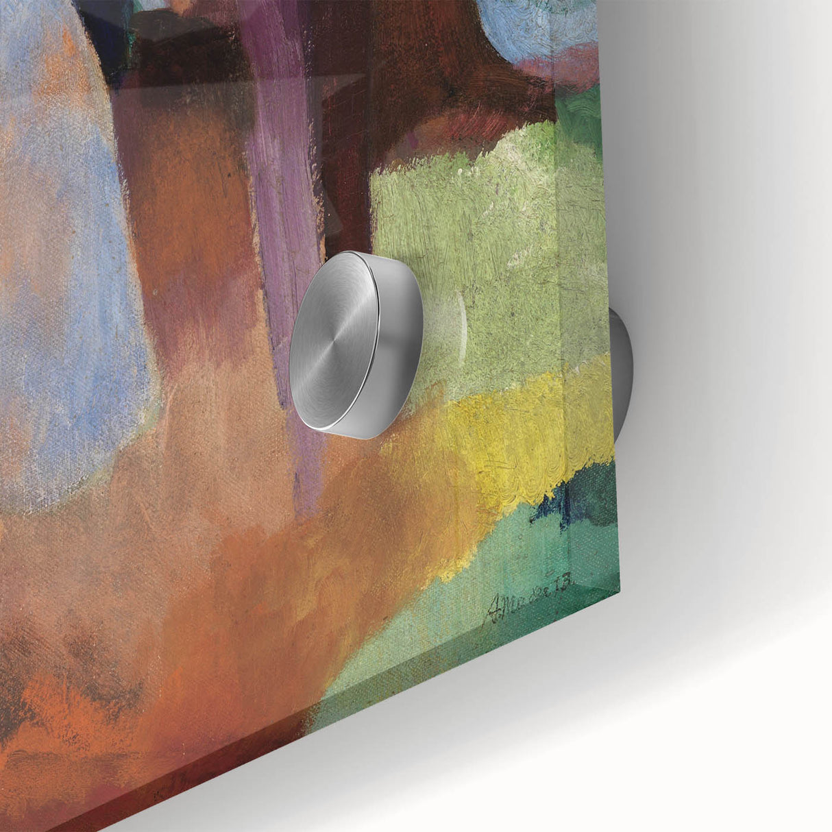 Expressionist Nature Scene – Vibrant Abstract People Canvas Wall Art