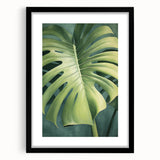 Black-framed wall art displaying an intricate design of flowers and botanical leaves, featuring a mat for added elegance, perfect for home decor enhancement.