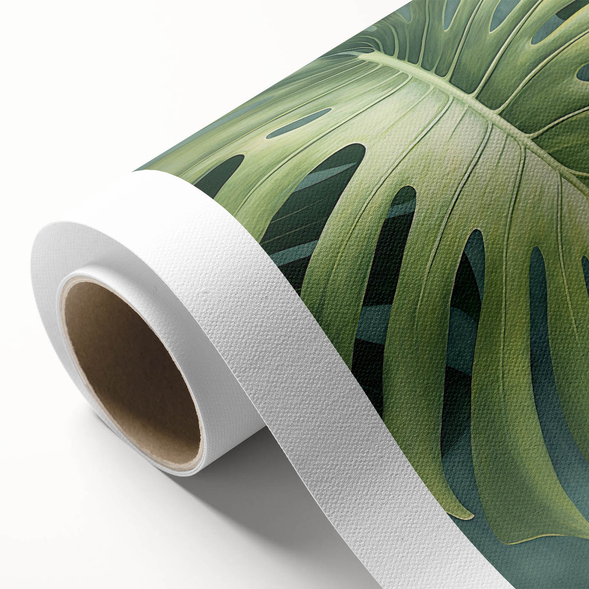 Rolled canvas wall art featuring an intricate floral and botanical design with vibrant colors, ideal for home decor accents and enhancing interior aesthetics.