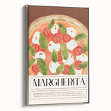 Landscape art painting of colorful dishes on black background, framed canvas, ideal for dining room decor.