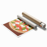 Extra large rolled print featuring an array of elegant floral designs in soft pastel shades.