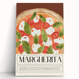 Black and white canvas featuring an array of various dishes, ideal for kitchen wall art.