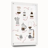 Large abstract wall art on acrylic glass depicting assorted fruits and vegetables in vibrant colors.