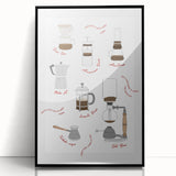 Large abstract wall art featuring mid-century modernist design in black and white tones on framed acrylic.