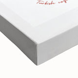 Large art of a black and white landscape painting on stretched canvas, ideal for bedroom wall decor.