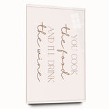 Large abstract wall art on acrylic glass depicting vibrant, multicolored swirls, ideal for bedroom or dining room decor.