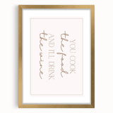 Extra large abstract art print featuring textured swirls in earth tones, framed with a gold mat, ideal for living room decor.