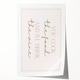 Rolled print of a floral art design featuring soft pastel colors, ideal for art wall dining room decor.