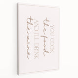 Large canvas depicting various colorful culinary ingredients, ideal for kitchen wall art.