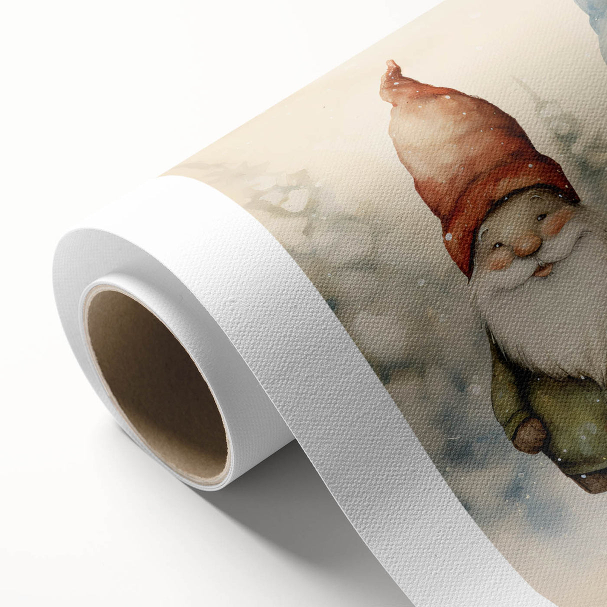 Festive Gnome Quartet – Playful Christmas Art Prints