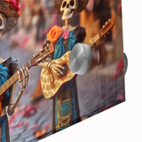 Mariachi Skeletons Celebration – Día de los Muertos Wall Art