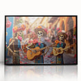 Mariachi Skeletons Celebration – Día de los Muertos Wall Art