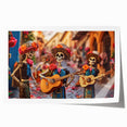 Mariachi Skeletons Celebration – Día de los Muertos Wall Art