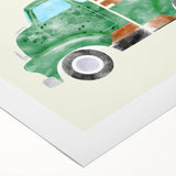 St. Patrick’s Day Vintage Truck - Irish Shamrock Wall Art