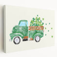 St. Patrick’s Day Vintage Truck - Irish Shamrock Wall Art
