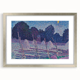 An August Night - Moonlit Landscape by Alfred William Finch