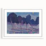 An August Night - Moonlit Landscape by Alfred William Finch