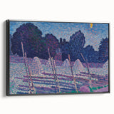 An August Night - Moonlit Landscape by Alfred William Finch