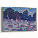 An August Night - Moonlit Landscape by Alfred William Finch