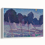 An August Night - Moonlit Landscape by Alfred William Finch