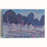 An August Night - Moonlit Landscape by Alfred William Finch