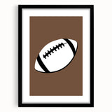 Football Sports - Boys Room Wall Art Kids Bedroom Decor