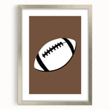 Football Sports - Boys Room Wall Art Kids Bedroom Decor