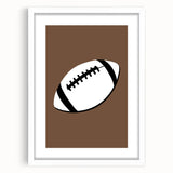 Football Sports - Boys Room Wall Art Kids Bedroom Decor