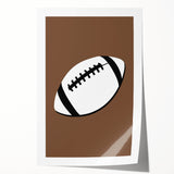 Football Sports - Boys Room Wall Art Kids Bedroom Decor