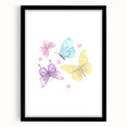 Pastel Butterfly Girls Room Wall Art – Nursery Print