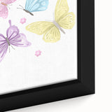 Pastel Butterfly Girls Room Wall Art – Nursery Print