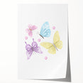 Pastel Butterfly Girls Room Wall Art – Nursery Print