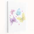 Pastel Butterfly Girls Room Wall Art – Nursery Print
