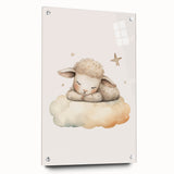 Sleeping Lamb Nursery Wall Art – Baby Room Decor & Kids Prints