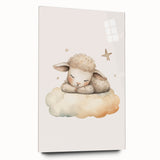 Sleeping Lamb Nursery Wall Art – Baby Room Decor & Kids Prints