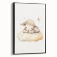 Sleeping Lamb Nursery Wall Art – Baby Room Decor & Kids Prints