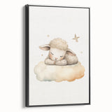 Sleeping Lamb Nursery Wall Art – Baby Room Decor & Kids Prints