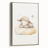 Sleeping Lamb Nursery Wall Art – Baby Room Decor & Kids Prints