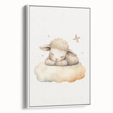 Sleeping Lamb Nursery Wall Art – Baby Room Decor & Kids Prints